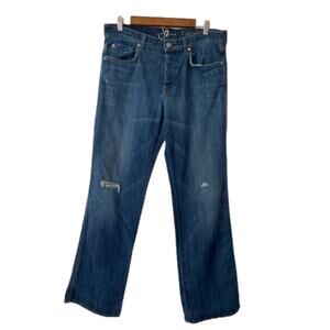 7 For All Mankind 90's Y2K Men's "A" PKT Relaxed Fit Button Fly Denim Jeans 32